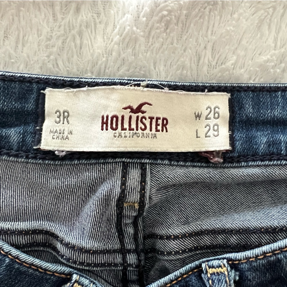 { hollister} Medium Wash Skinny Jeans Size 3R / 26x29 - Picture 4 of 4